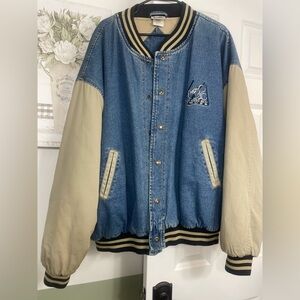 Disney Mickey Mouse vintage Denim varsity Jacket